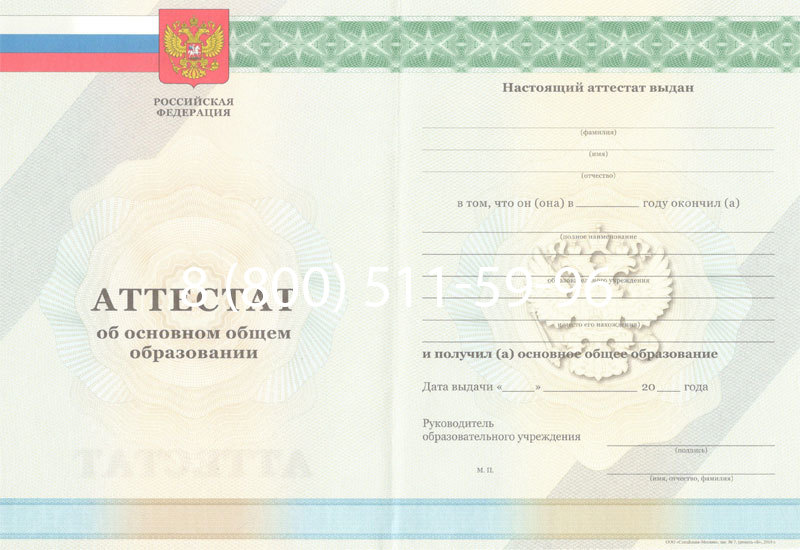 Купить Аттестат за 9 класс 2011-2013 годов в Пензе Купить Аттестат за 9 класс 2011-2013 годов в Пензе