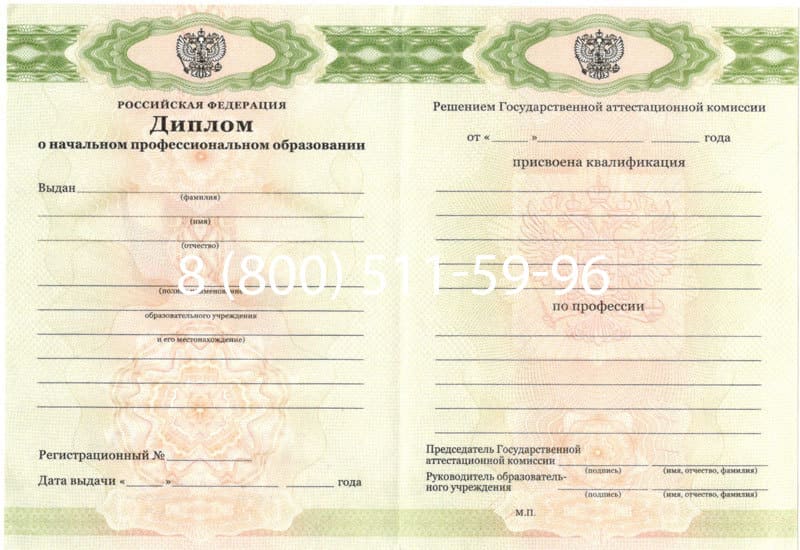 Купить Диплом о начальном образовании  2010-2024 годов в Пензе