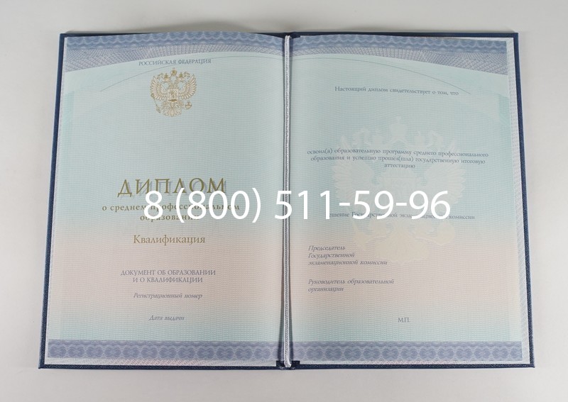 Диплом о среднем образовании (Спецбланк) 2014-2024 года в Пензе