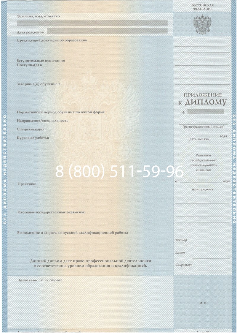 Купить Диплом специалиста 2003-2009 годов в Пензе