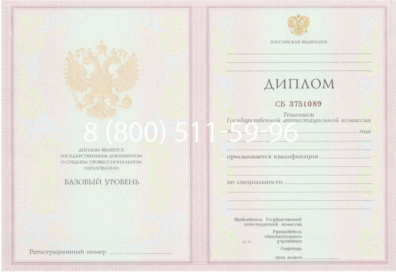 Купить Диплом техникума 2003-2006 годов в Пензе